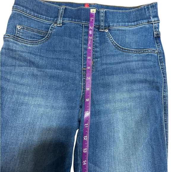 Spanx Ankle Straight Leg Jeans in Vintage Indigo Medium Wash Denim 20356Q Size S - Picture 5 of 11